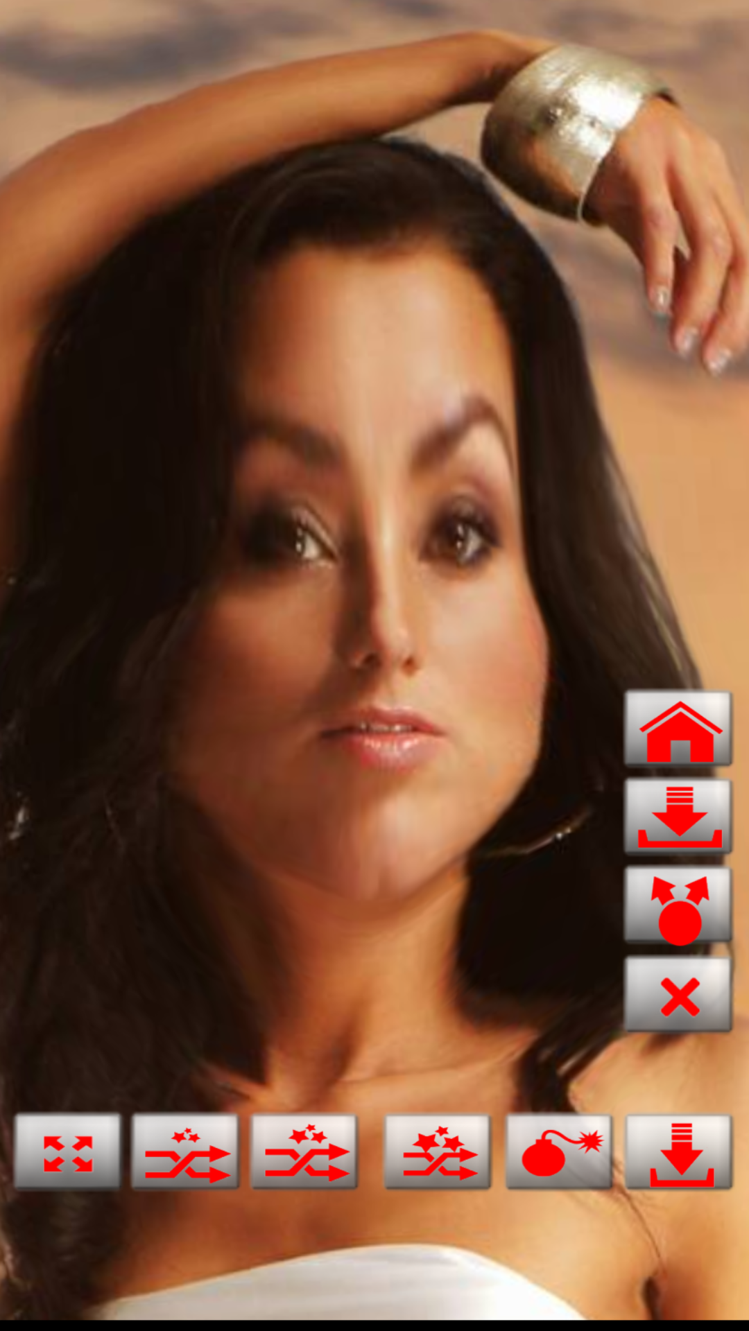 اسکرین شات 3 برنامه Warp My Face: Fun Photo Editor