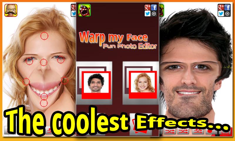 اسکرین شات 7 برنامه Warp My Face: Fun Photo Editor