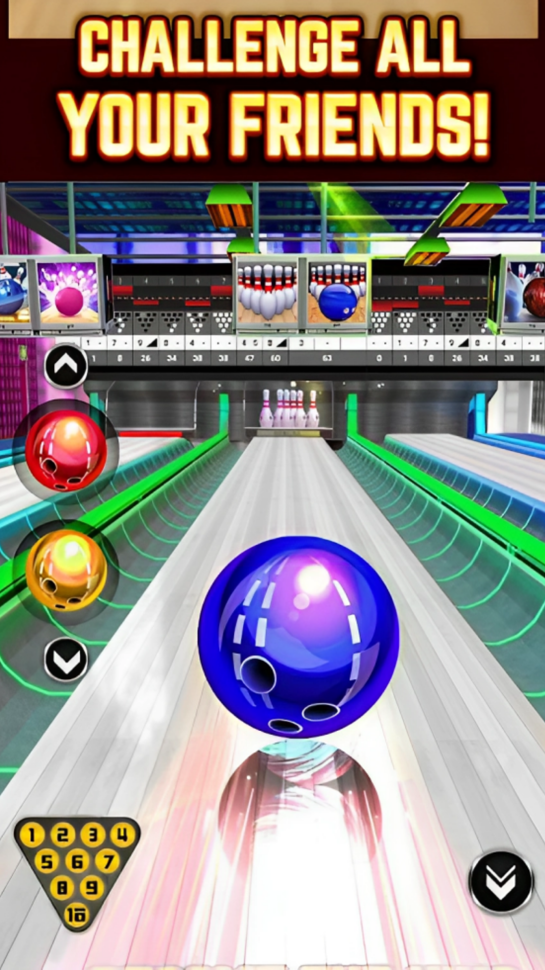 اسکرین شات 2 بازی Bowling League-3d Bowling Game