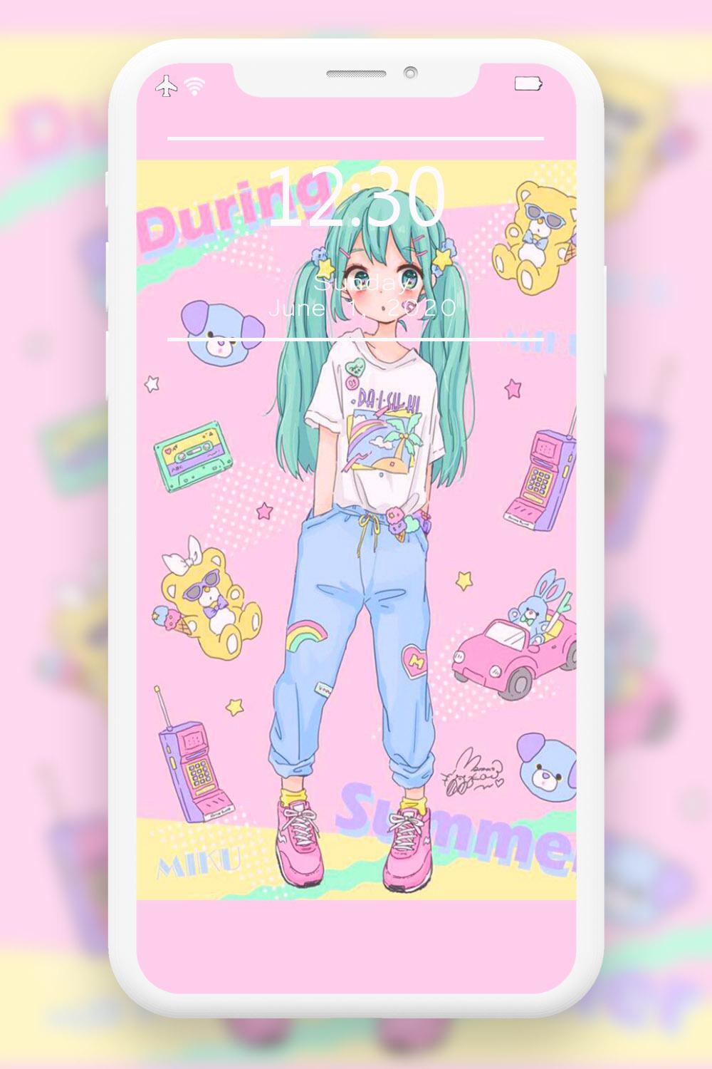 اسکرین شات 2 برنامه Kawaii Wallpaper