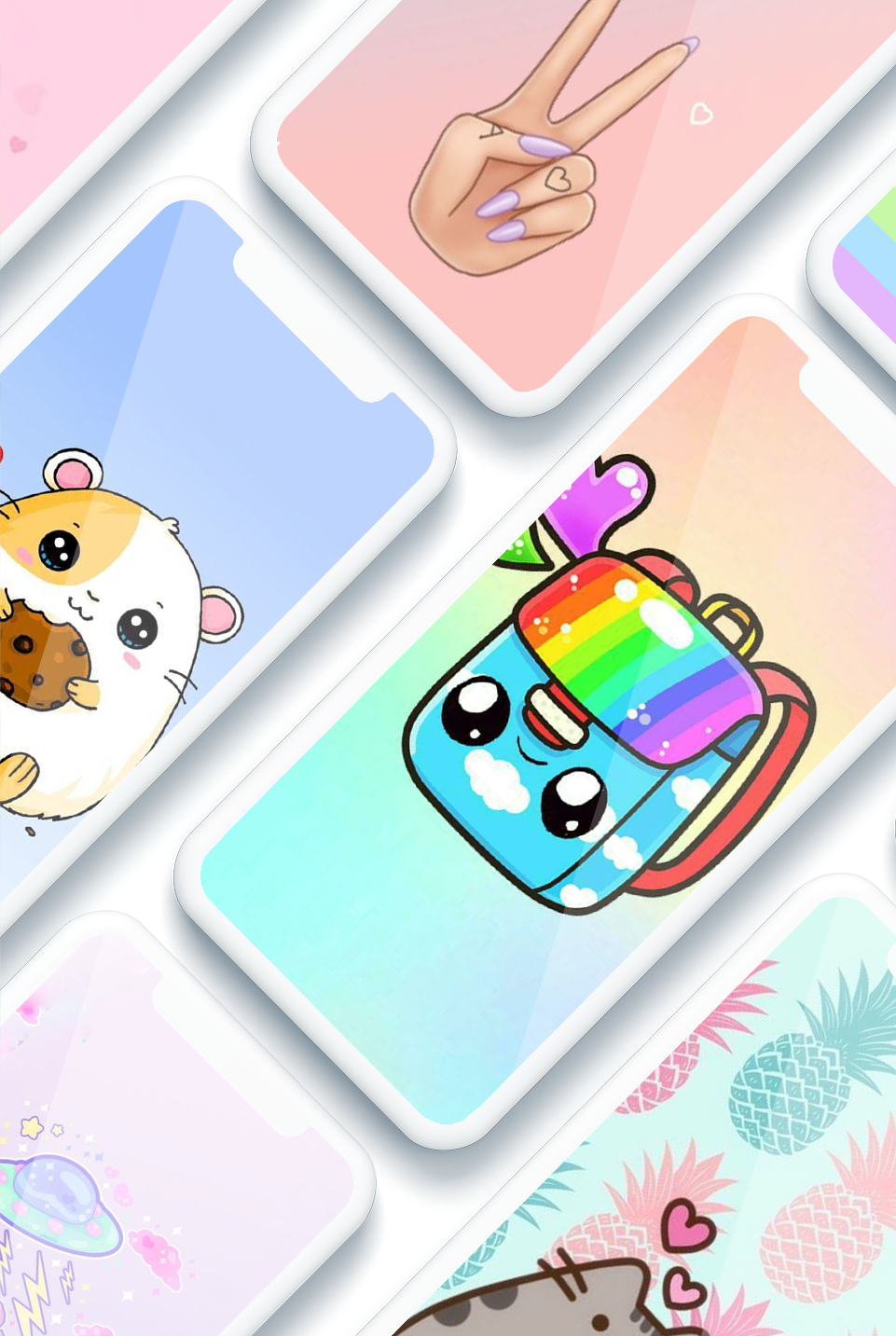 اسکرین شات 3 برنامه Kawaii Wallpaper: Cute, Kawaii