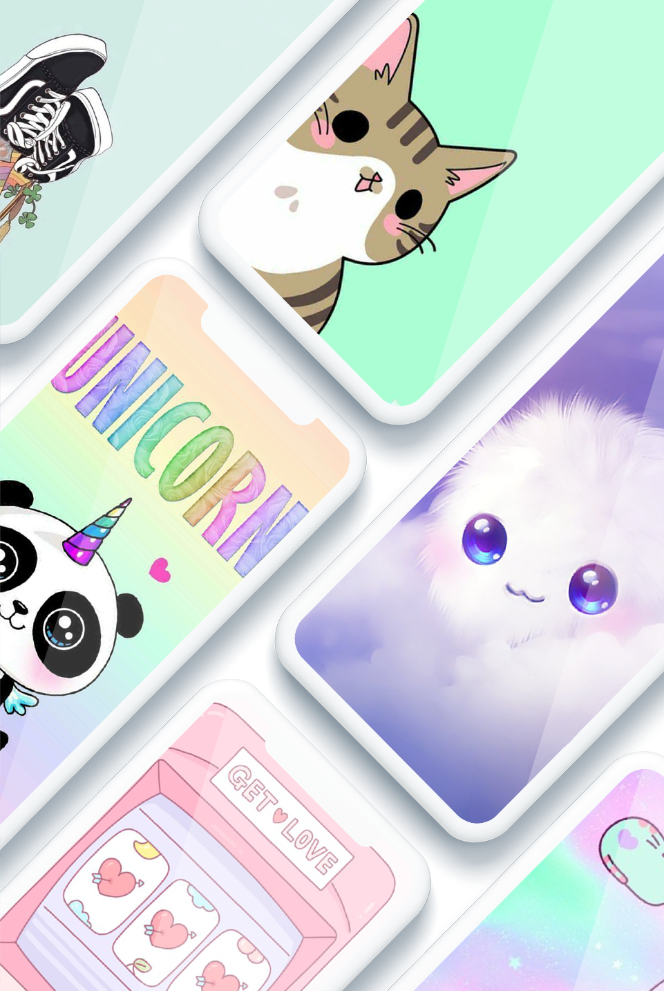 اسکرین شات 5 برنامه Kawaii Wallpaper: Cute, Kawaii
