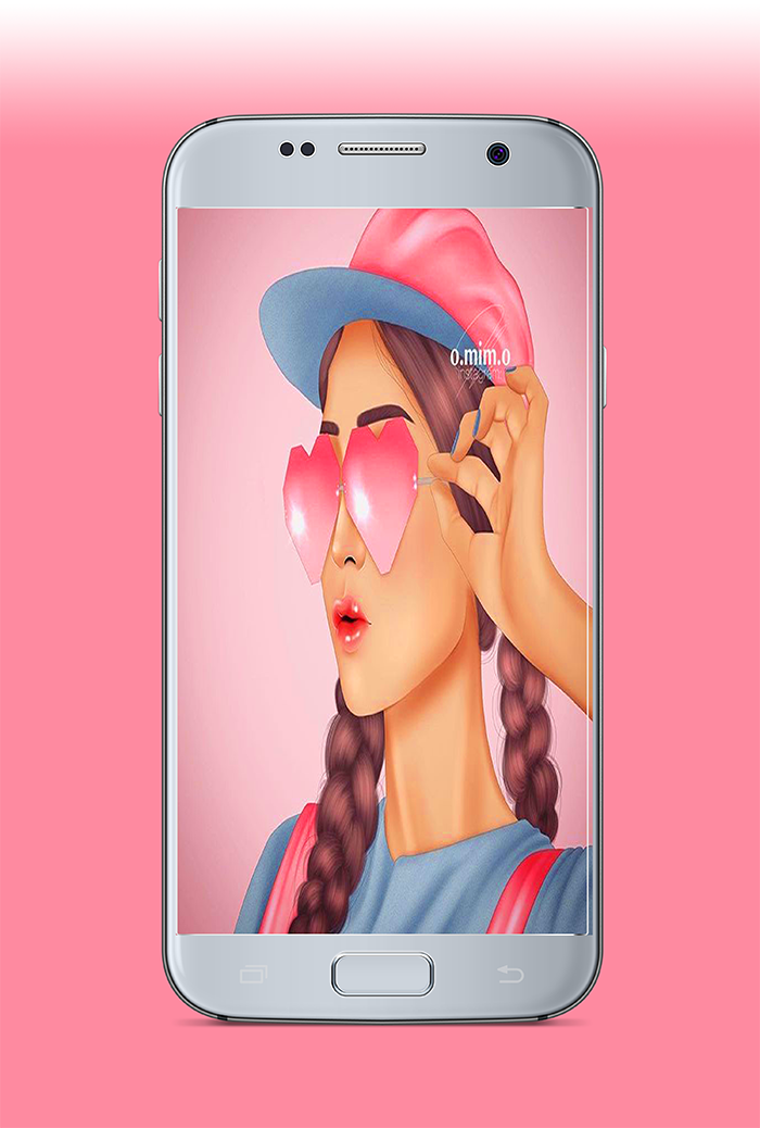 اسکرین شات 2 برنامه Girly Wallpaper