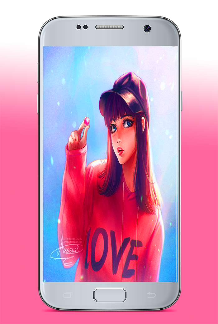 اسکرین شات 3 برنامه Girly Wallpaper