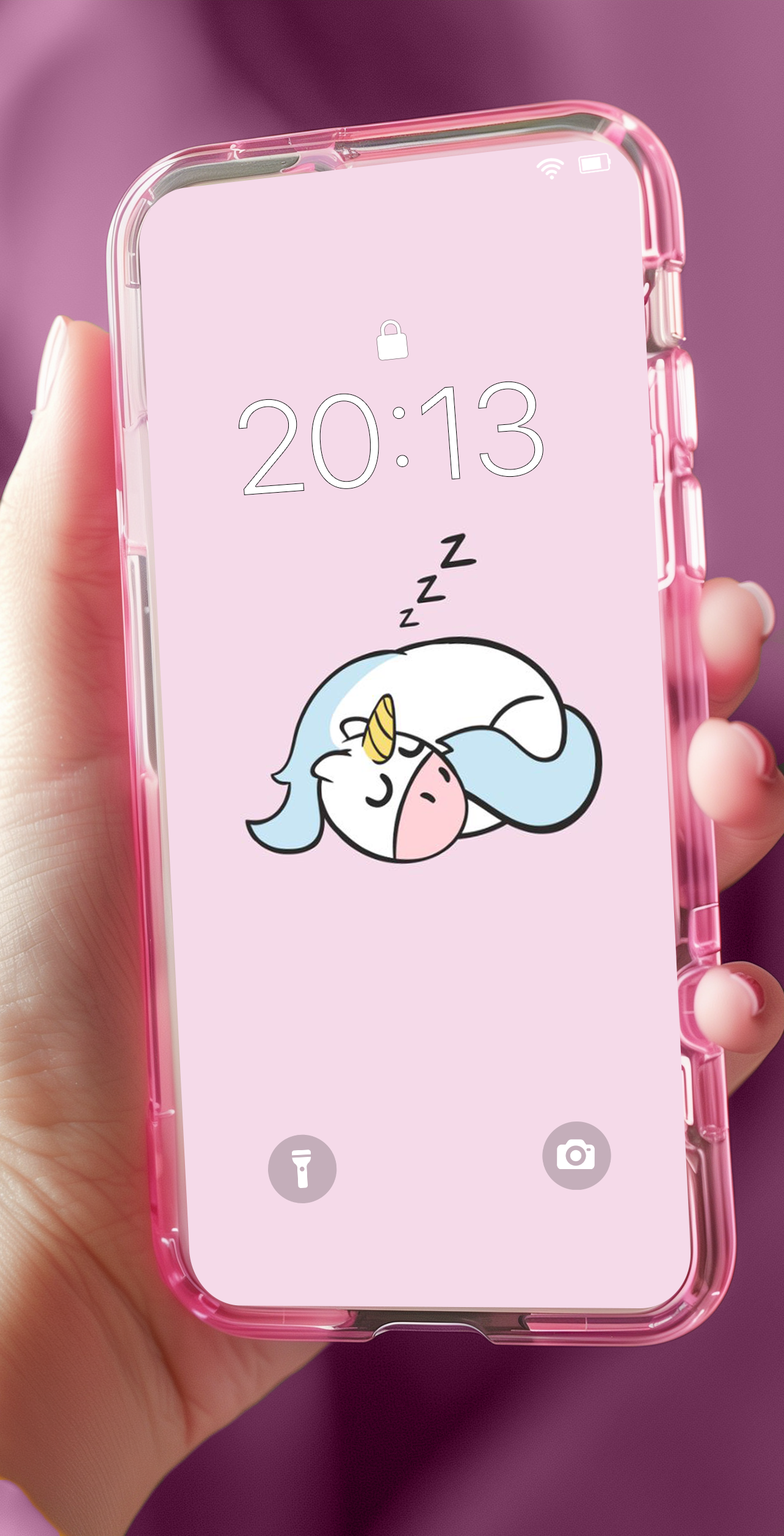 اسکرین شات 4 برنامه Kawaii Unicorn Wallpaper