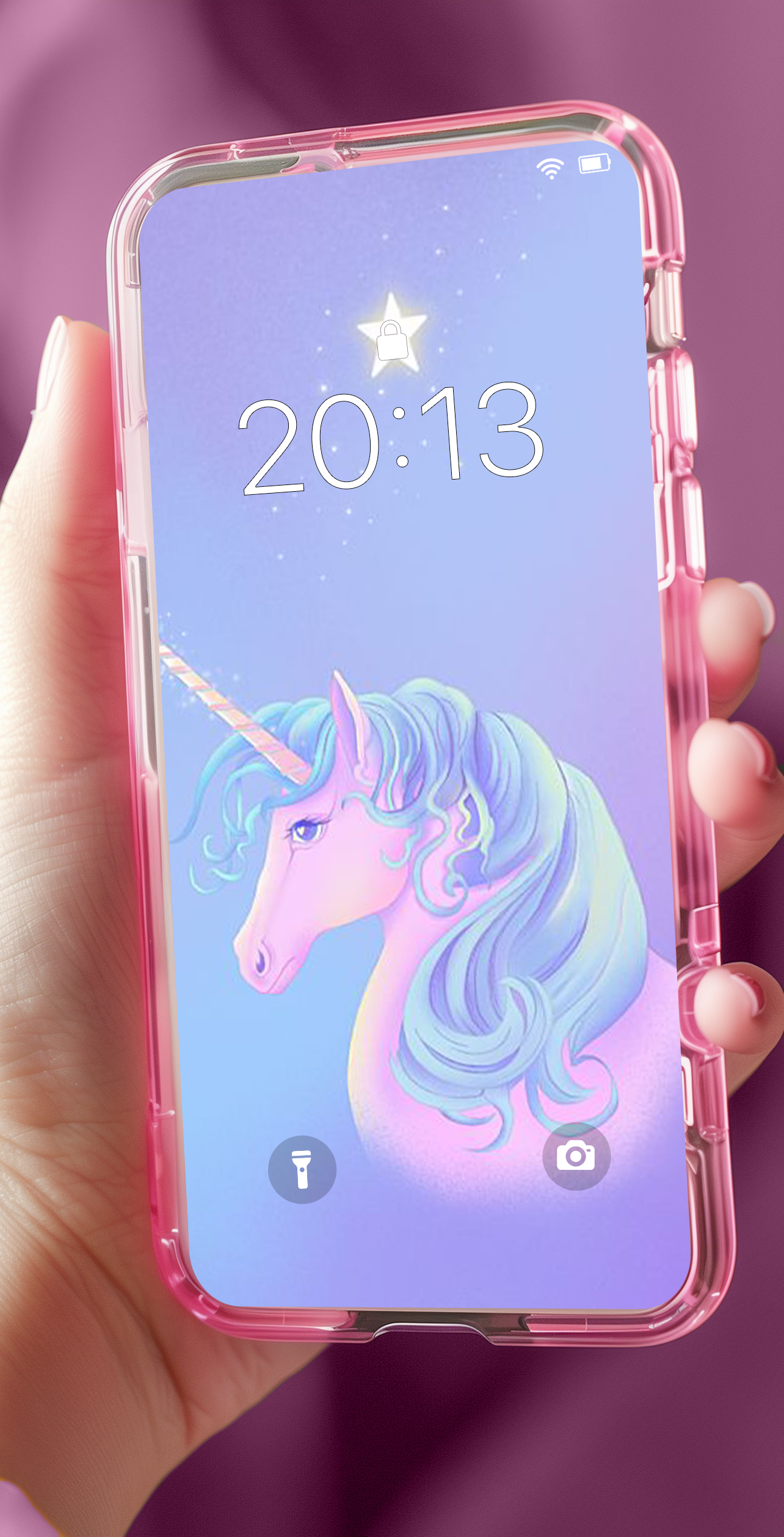 اسکرین شات 8 برنامه Kawaii Unicorn Wallpaper