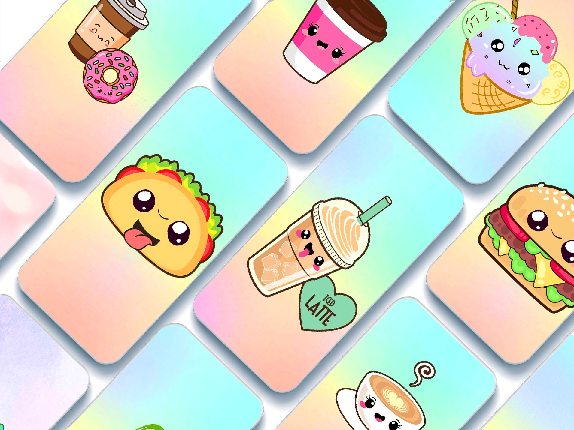 اسکرین شات 6 برنامه Cute kawaii Wallpapers