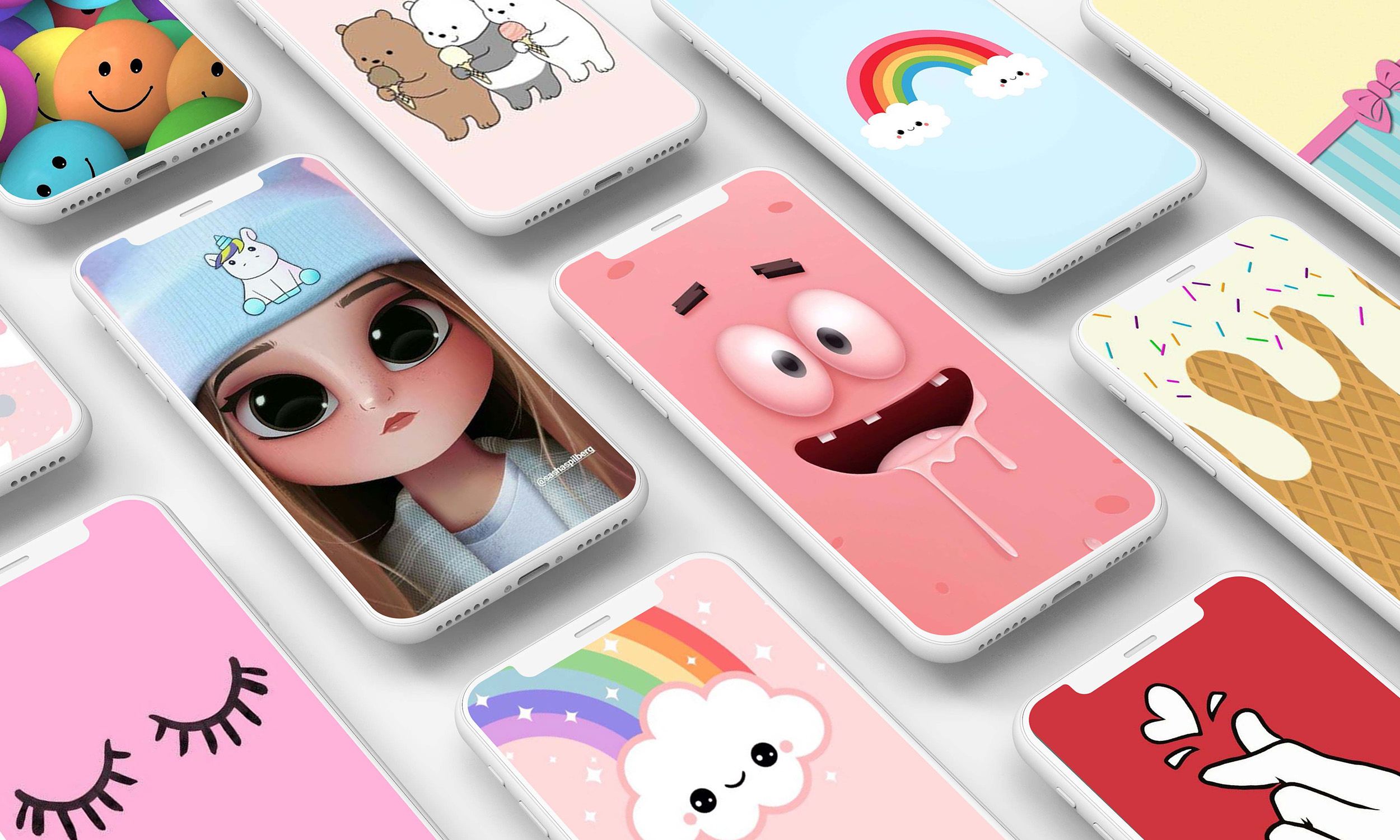 اسکرین شات 1 برنامه Kawaii Wallpaper