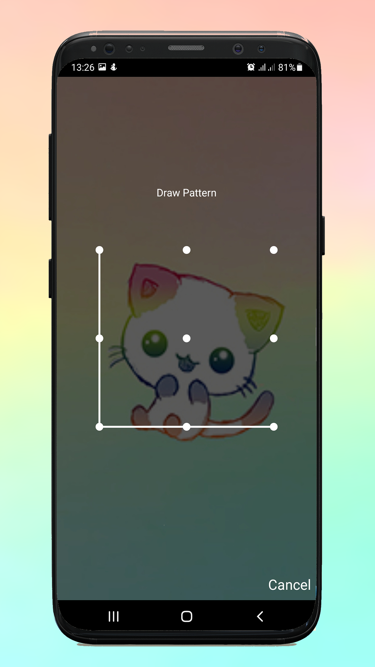 اسکرین شات 5 برنامه Kawaii Cute LockScreen