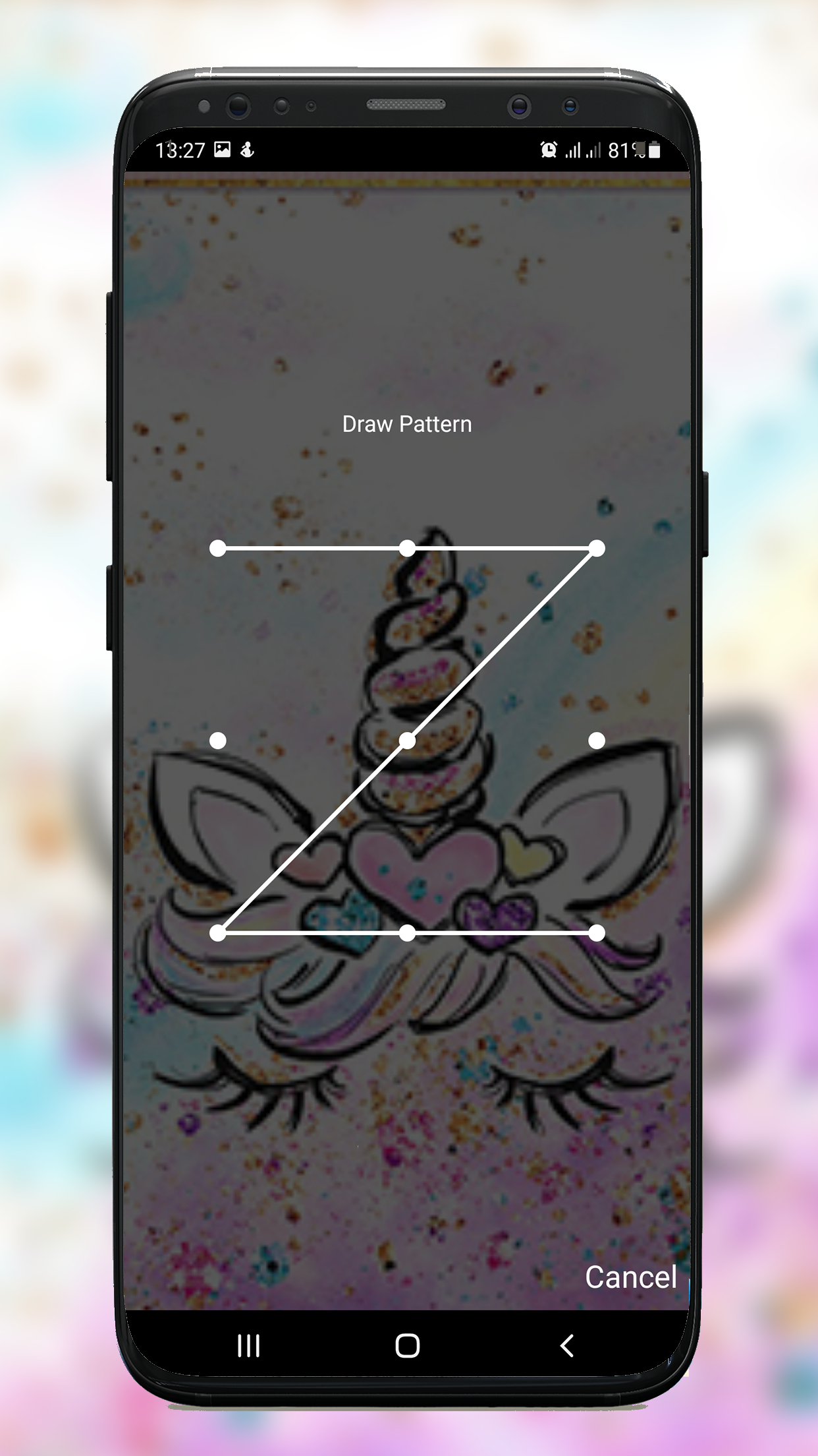 اسکرین شات 3 برنامه Kawaii Cute LockScreen