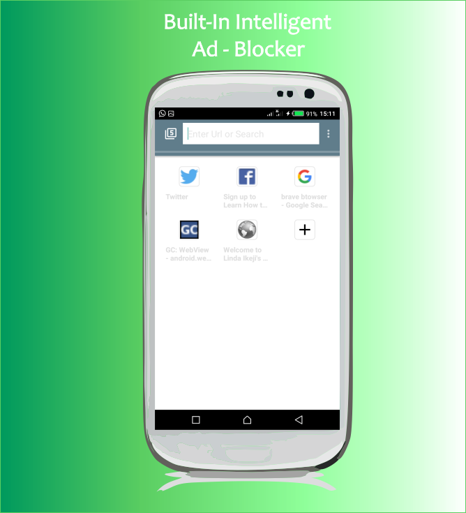 اسکرین شات 1 برنامه Web Explorer: Private Browser