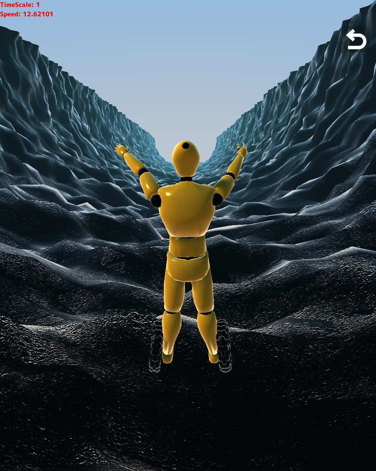 اسکرین شات 4 بازی Mannequin Downhill