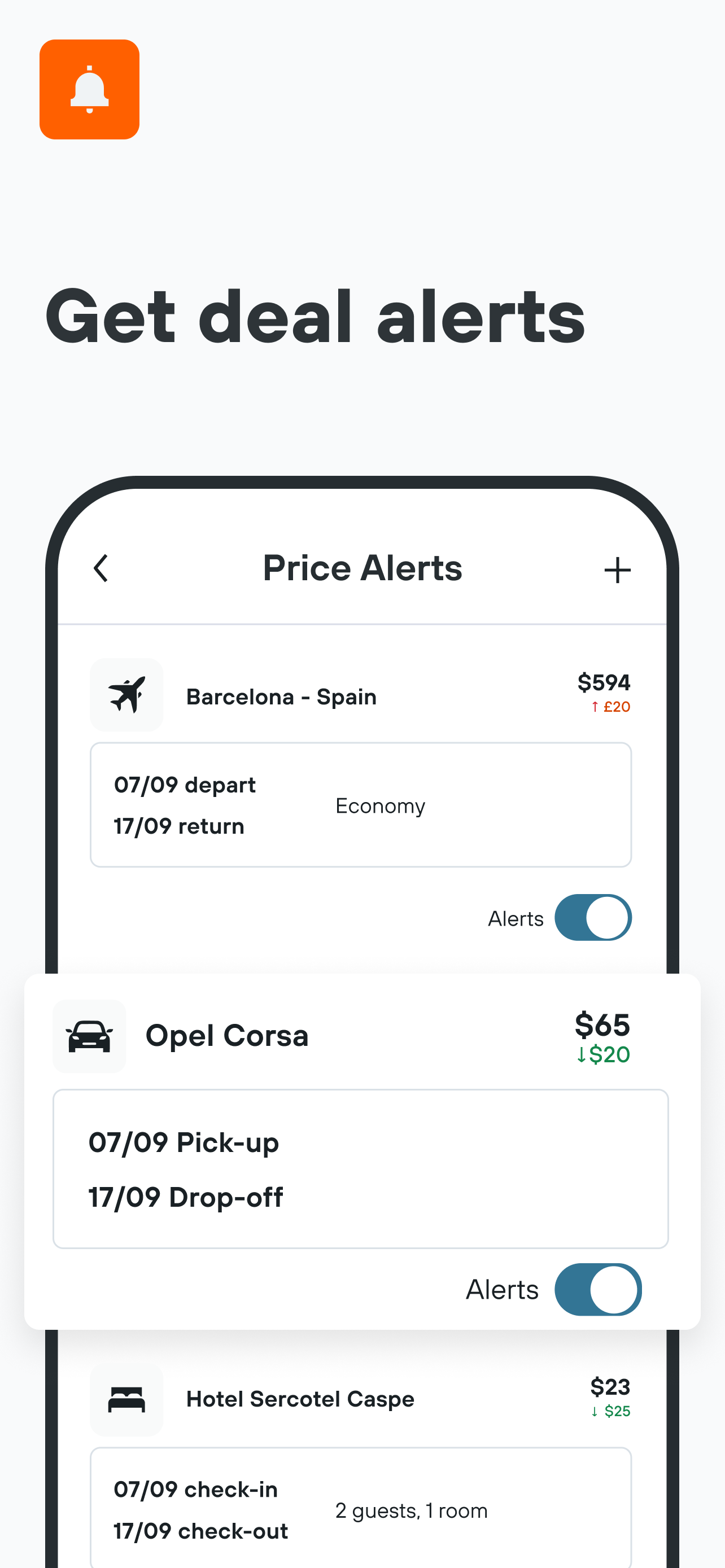 اسکرین شات 6 برنامه KAYAK: Flights, Hotels & Cars