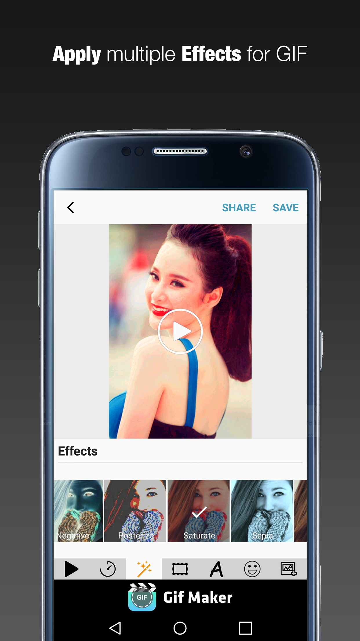 اسکرین شات 7 برنامه GIF Maker  - GIF Editor