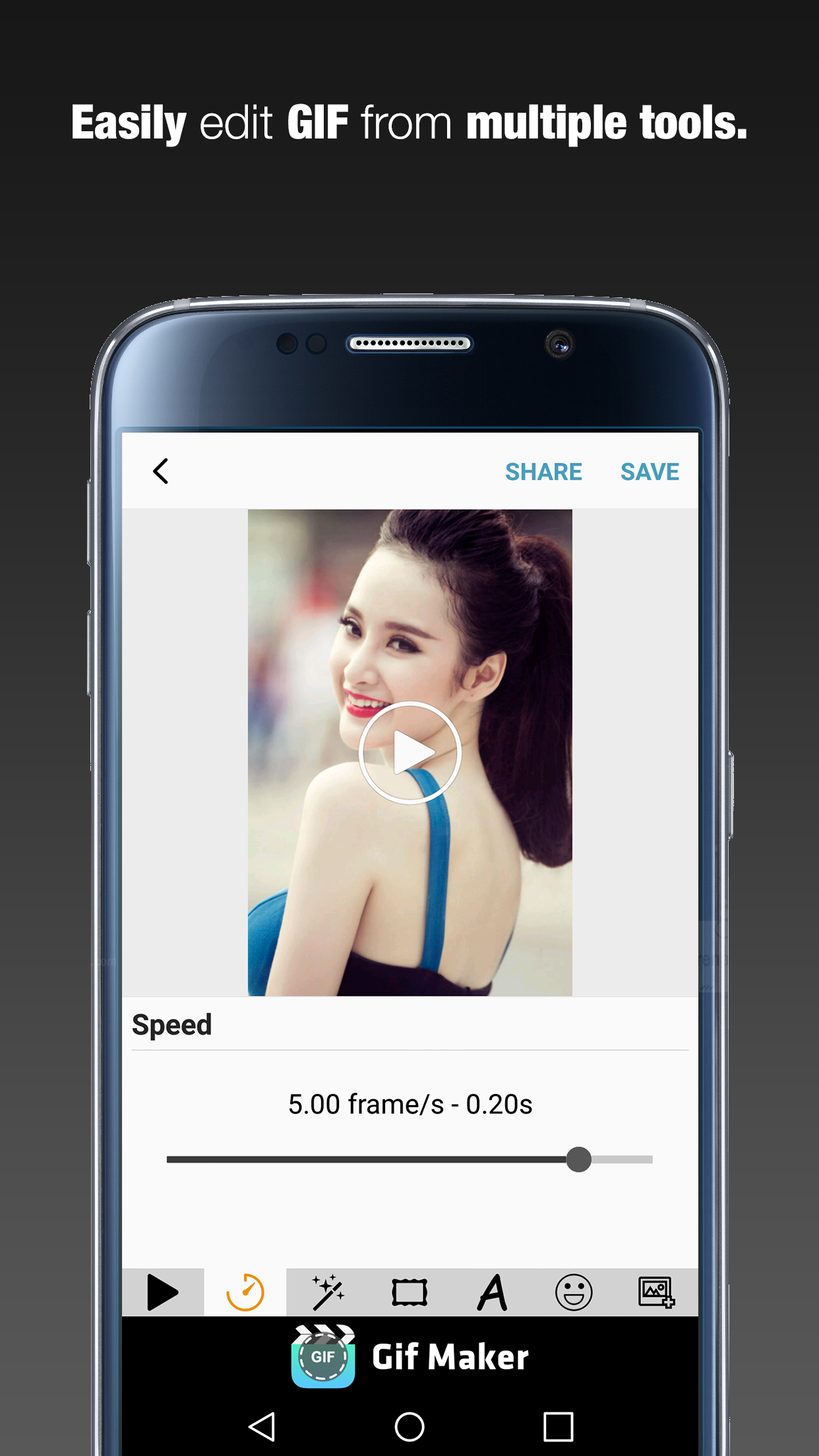 اسکرین شات 4 برنامه GIF Maker  - GIF Editor