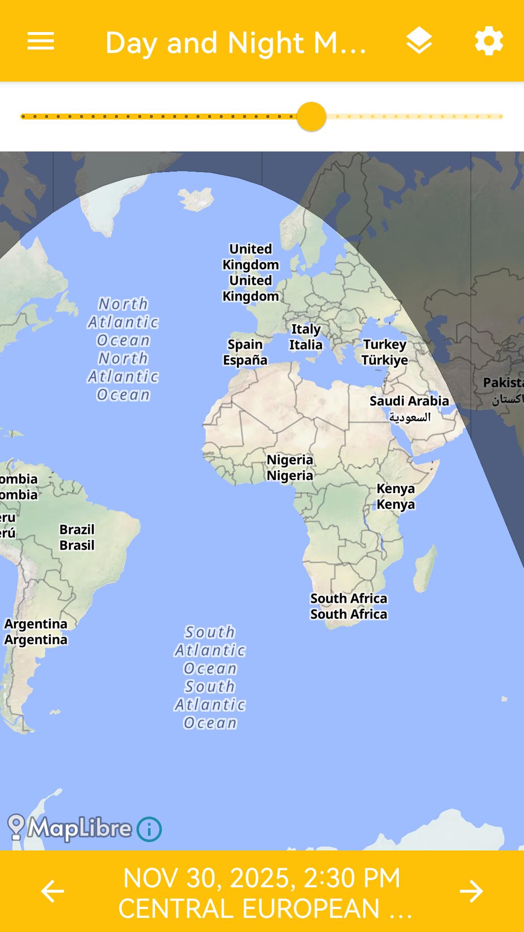 اسکرین شات 3 برنامه Calendar - Sun & Moon