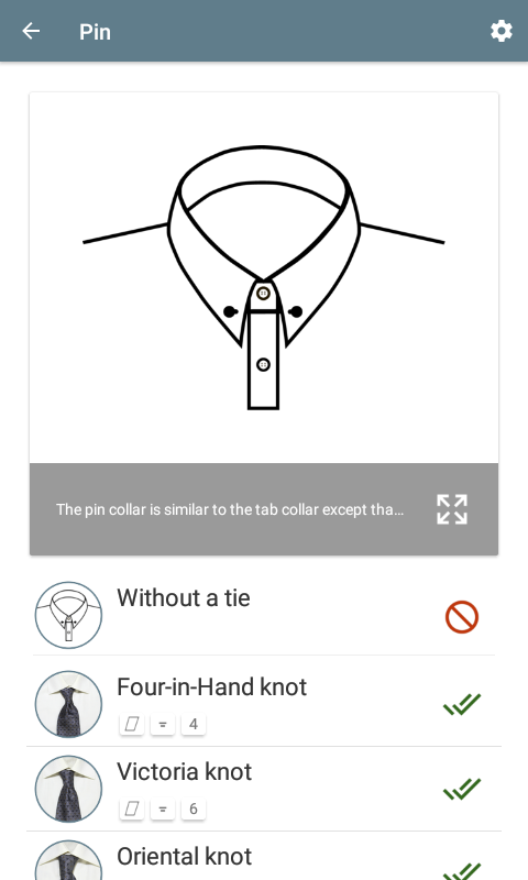اسکرین شات 6 برنامه Encyclopedia of Tie Knots