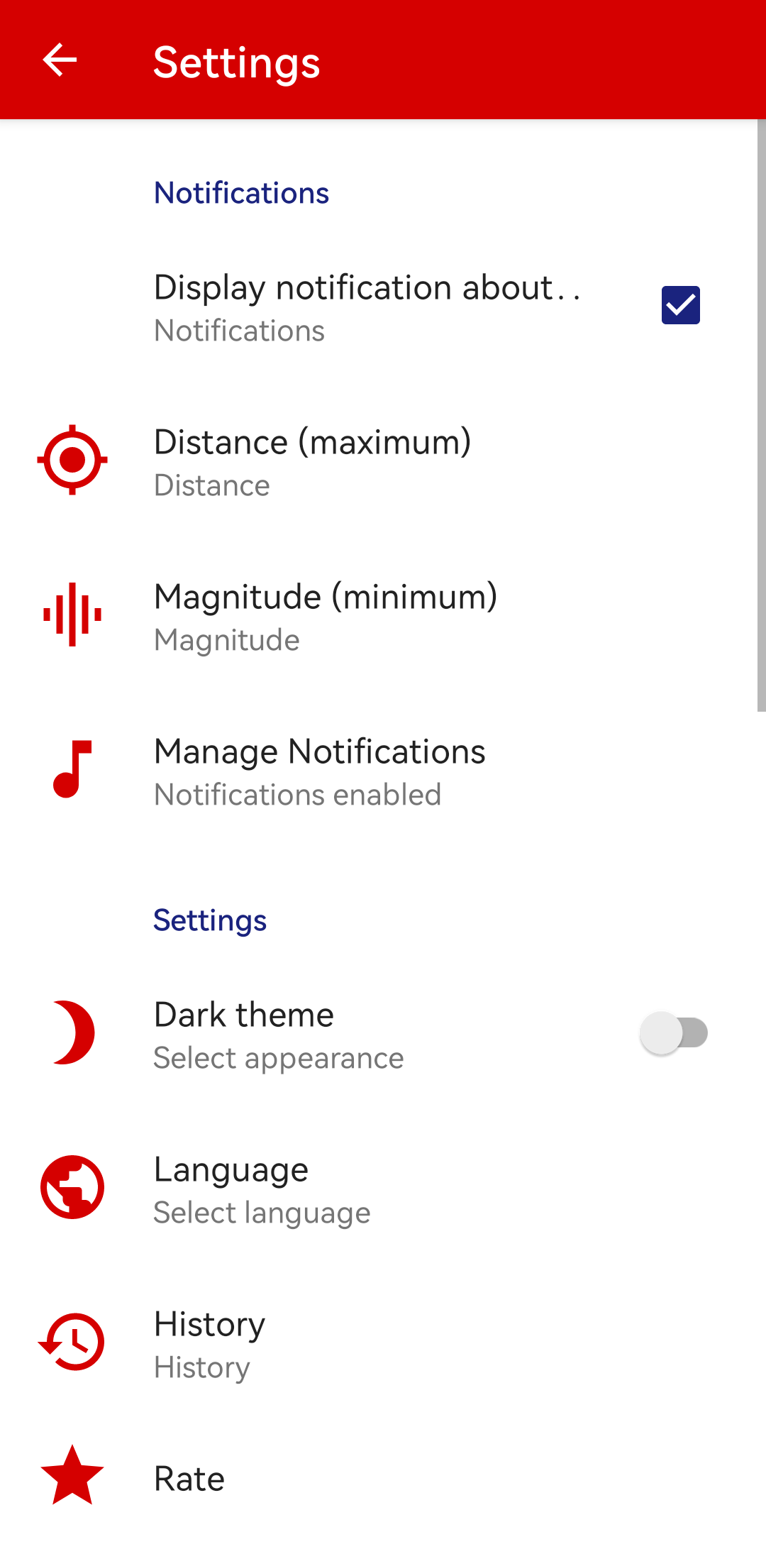 اسکرین شات 7 برنامه Earthquakes