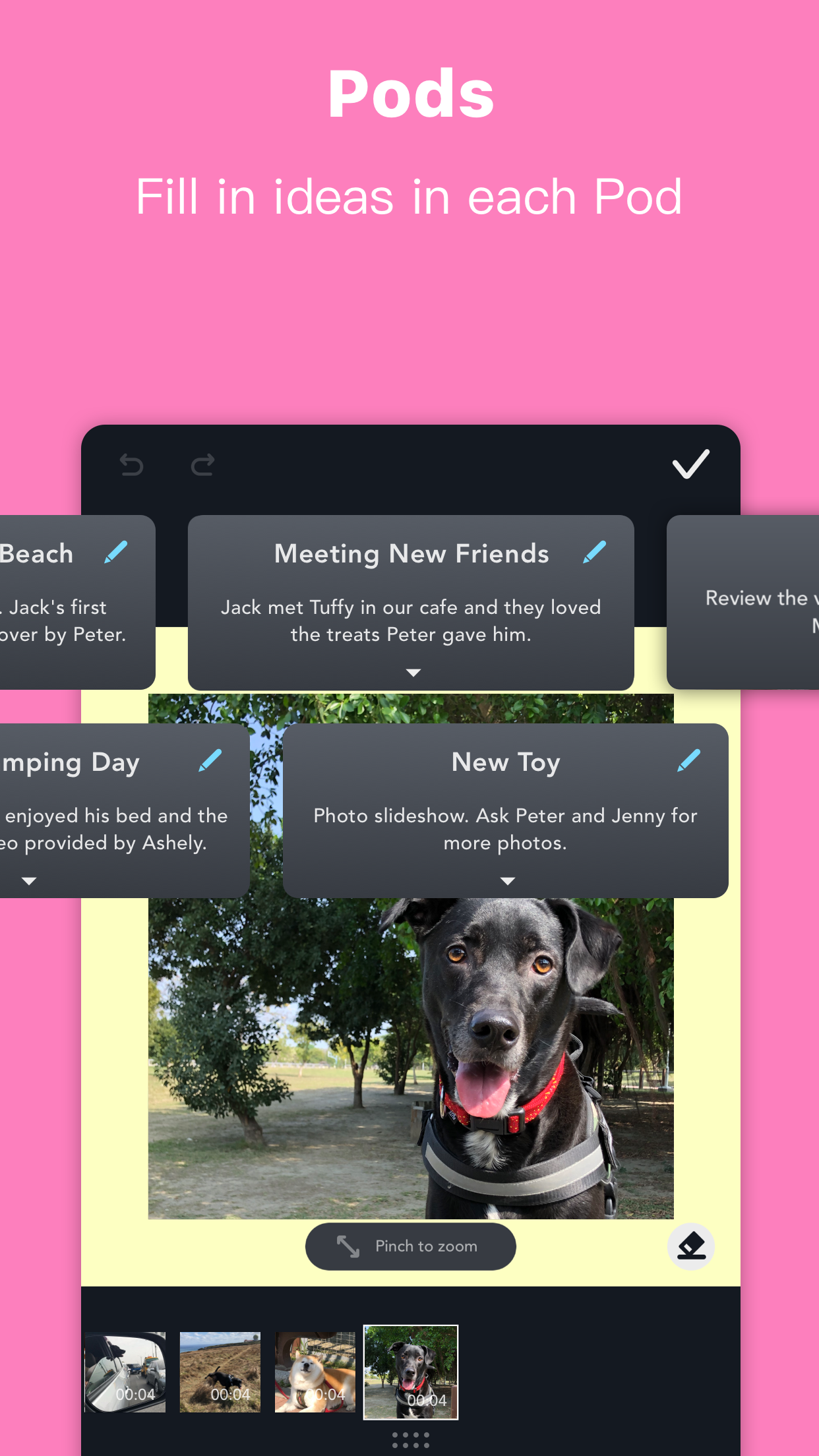 اسکرین شات 4 برنامه Write-on Video—Editor, Planner