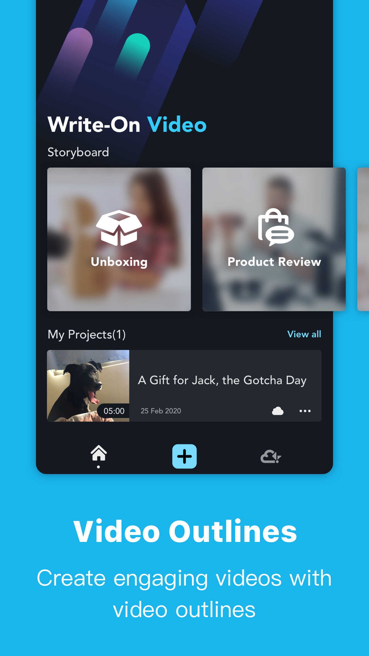 اسکرین شات 2 برنامه Write-on Video—Editor, Planner