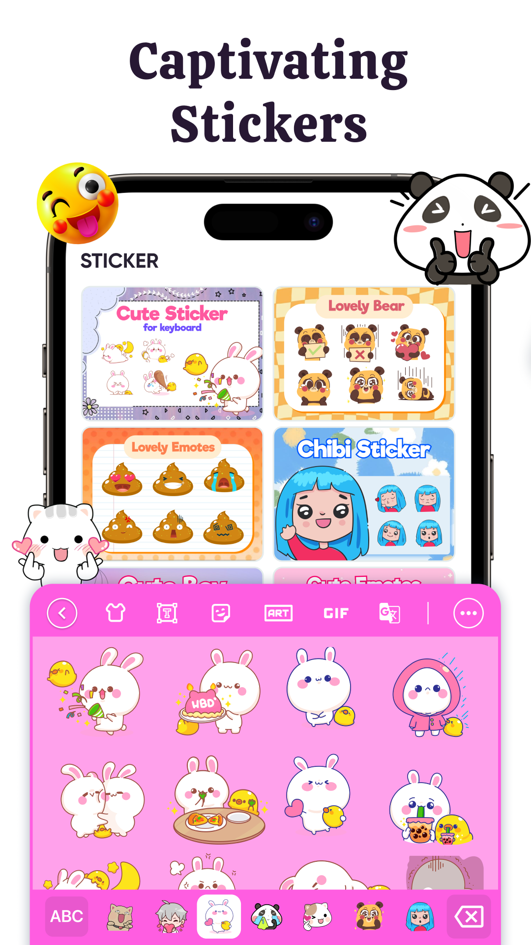 اسکرین شات 7 برنامه Fonts Keyboard: Emoji & Fonts