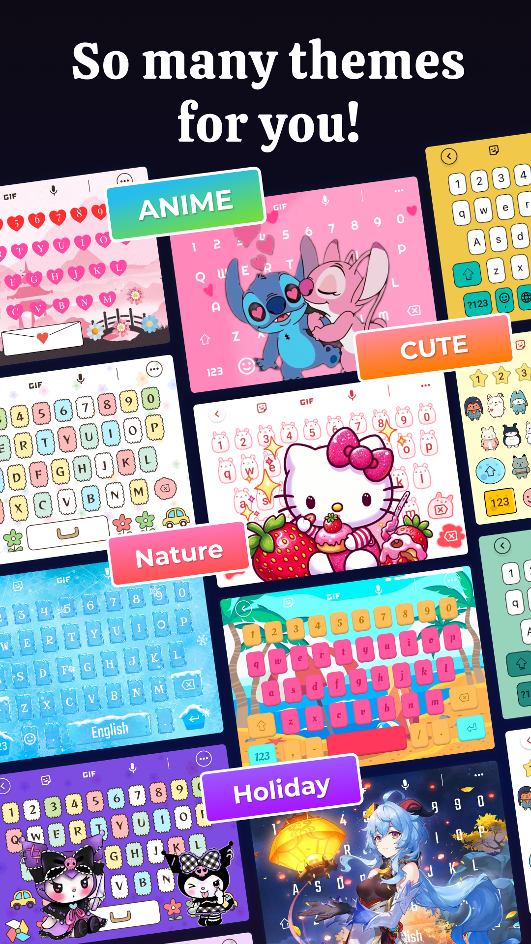 اسکرین شات 2 برنامه Fonts Keyboard: Emoji & Fonts