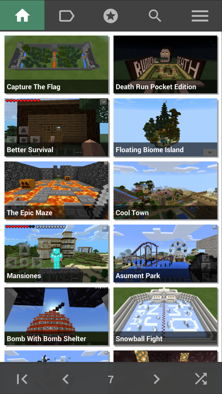 اسکرین شات 6 برنامه Maps for Minecraft PE