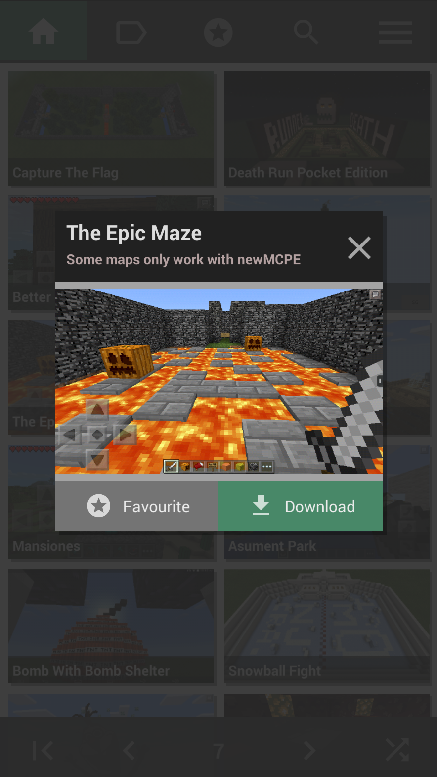 اسکرین شات 7 برنامه Maps for Minecraft PE