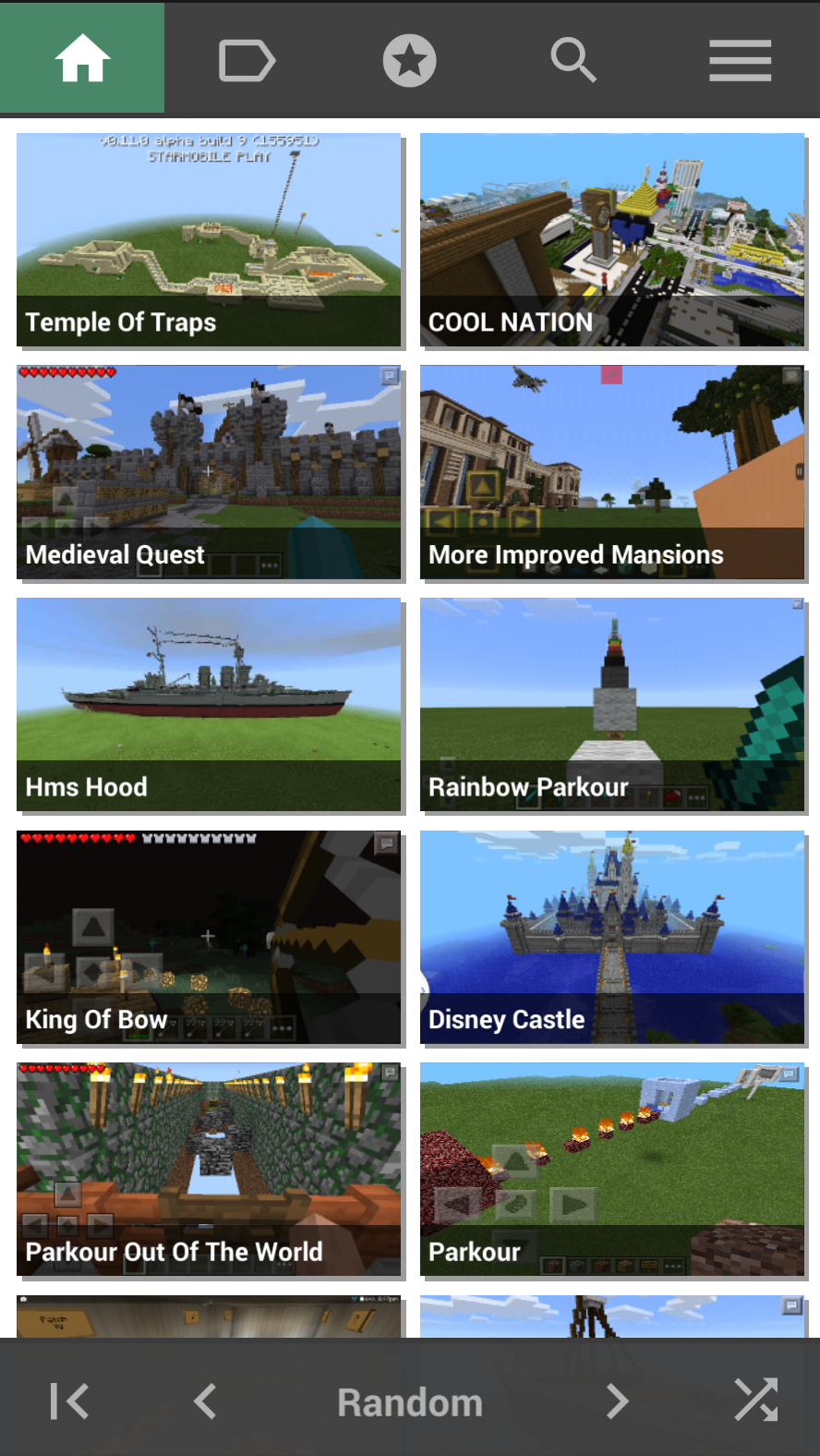اسکرین شات 4 برنامه Maps for Minecraft PE