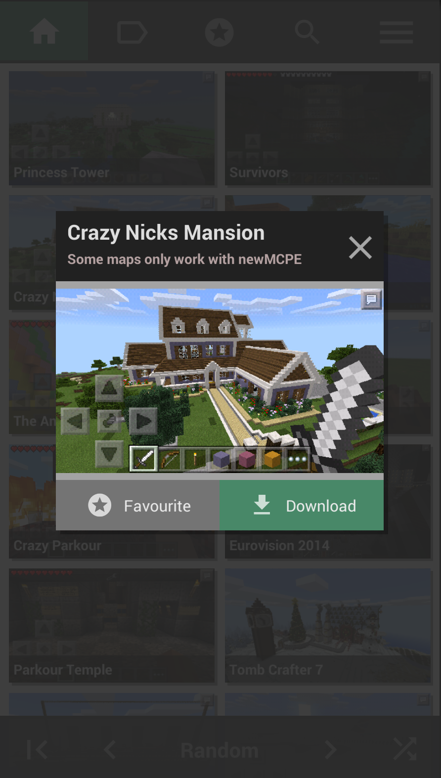 اسکرین شات 5 برنامه Maps for Minecraft PE