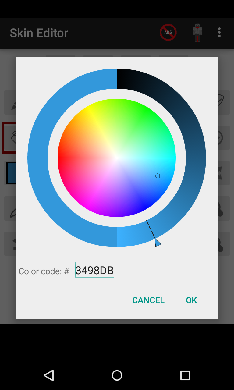 اسکرین شات 3 برنامه Skin Editor for Minecraft