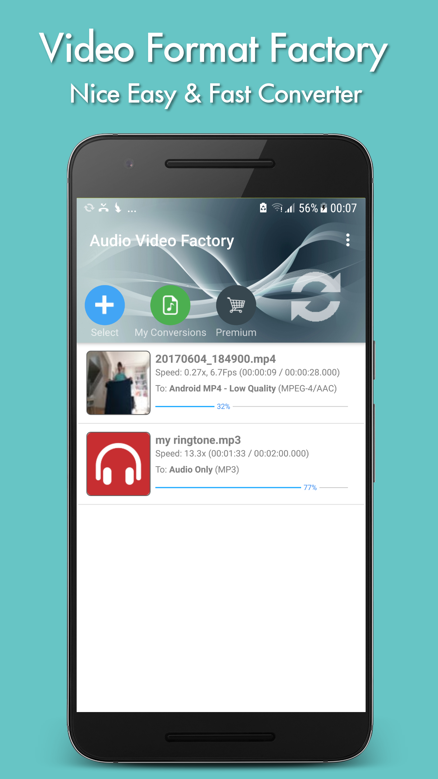 اسکرین شات 2 برنامه Video Format Factory