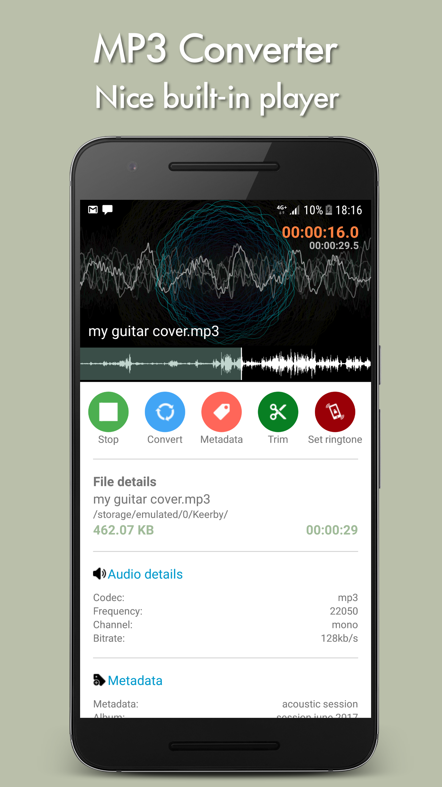 اسکرین شات 6 برنامه MP3 Converter