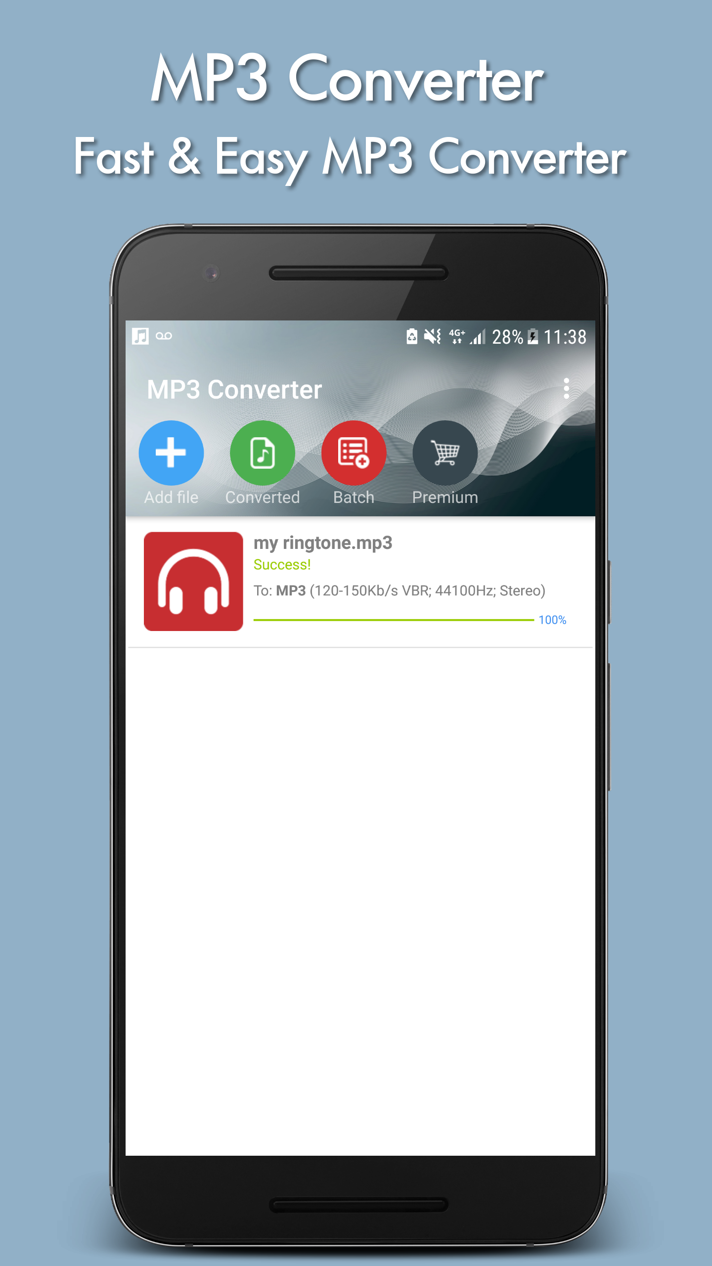 اسکرین شات 1 برنامه MP3 Converter