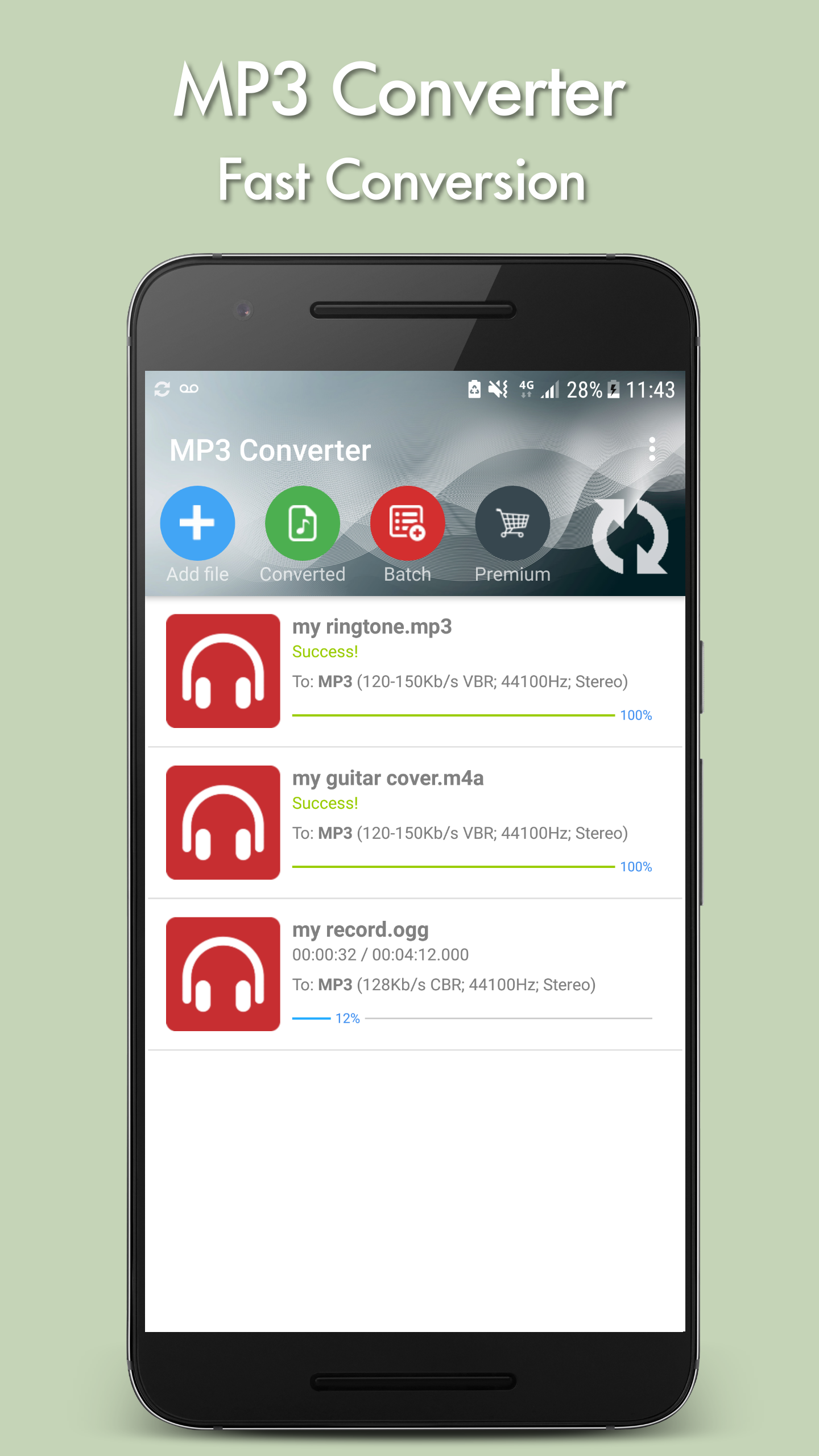 اسکرین شات 4 برنامه MP3 Converter