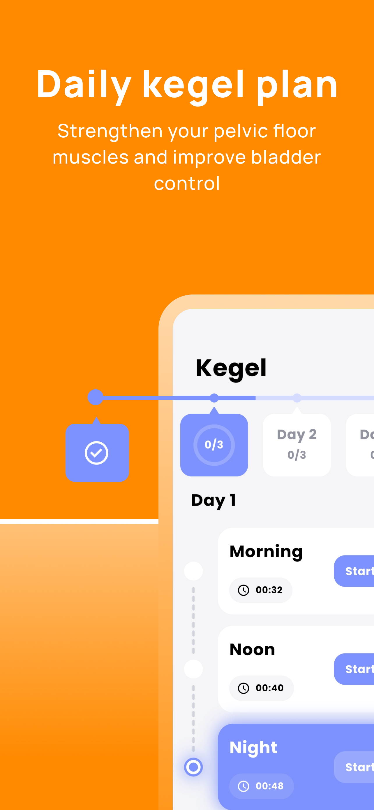 اسکرین شات 2 برنامه Go Kegel - Kegel Exercises