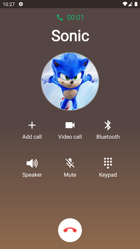 اسکرین شات 4 برنامه Call Prank for Sonic