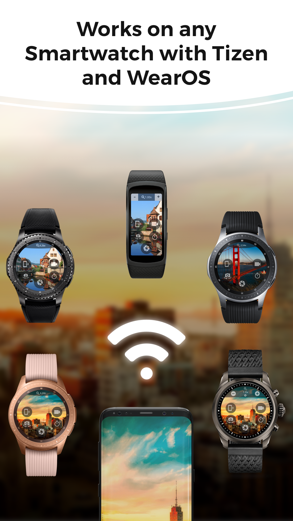 اسکرین شات 1 برنامه Camera Remote for Wear OS