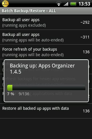 اسکرین شات برنامه Titanium Backup ★ root needed 2