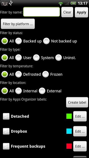 اسکرین شات برنامه Titanium Backup ★ root needed 4