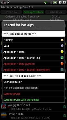 اسکرین شات برنامه Titanium Backup ★ root needed 3