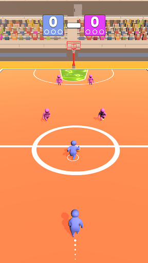 اسکرین شات 1 بازی Basket Dunk 3D