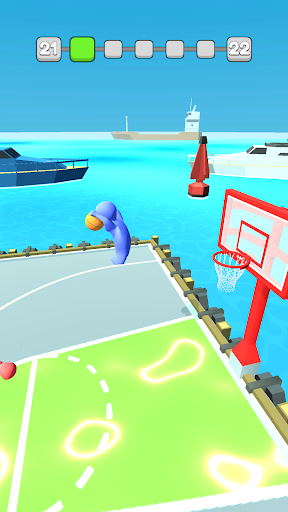 اسکرین شات 2 بازی Basket Dunk 3D