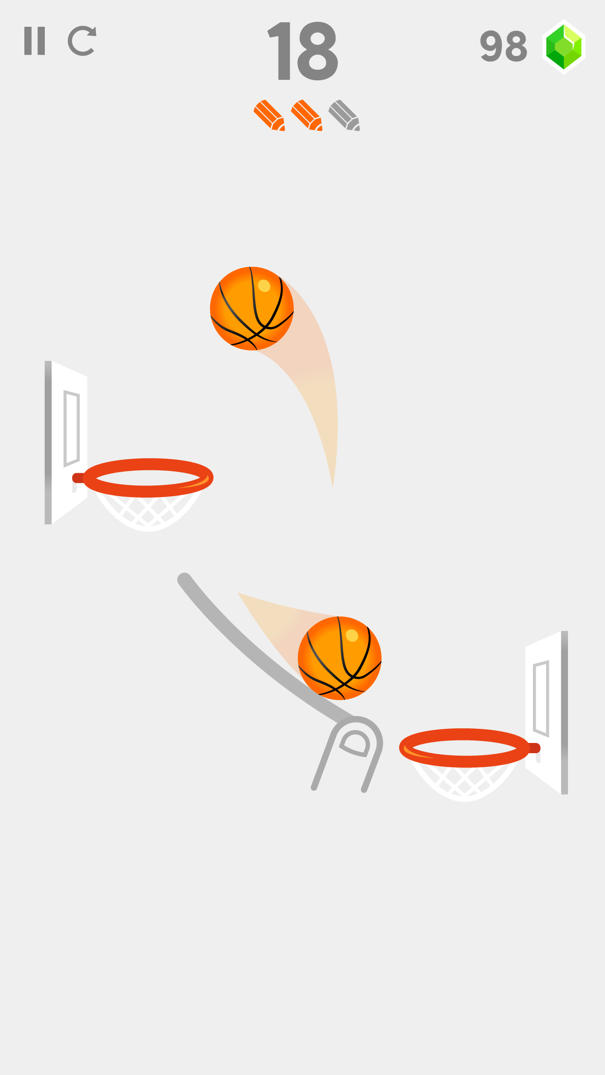 اسکرین شات 2 بازی Dunk Line