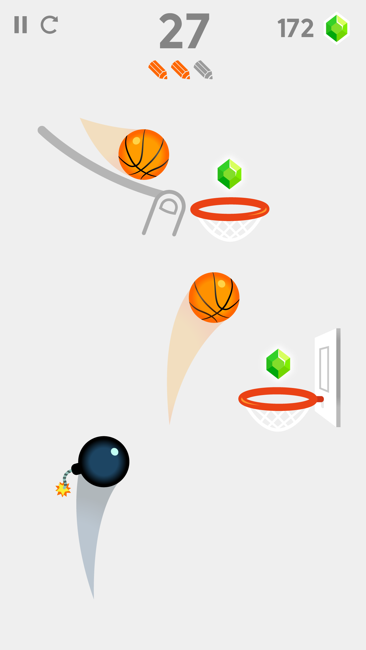 اسکرین شات 4 بازی Dunk Line