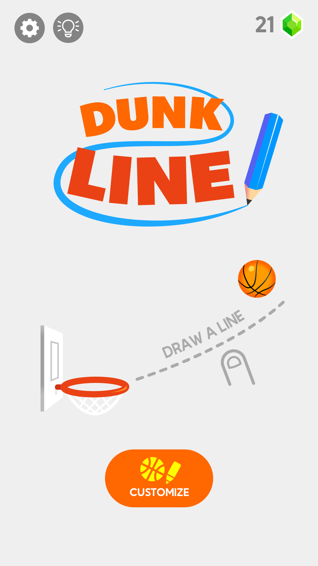 اسکرین شات 5 بازی Dunk Line