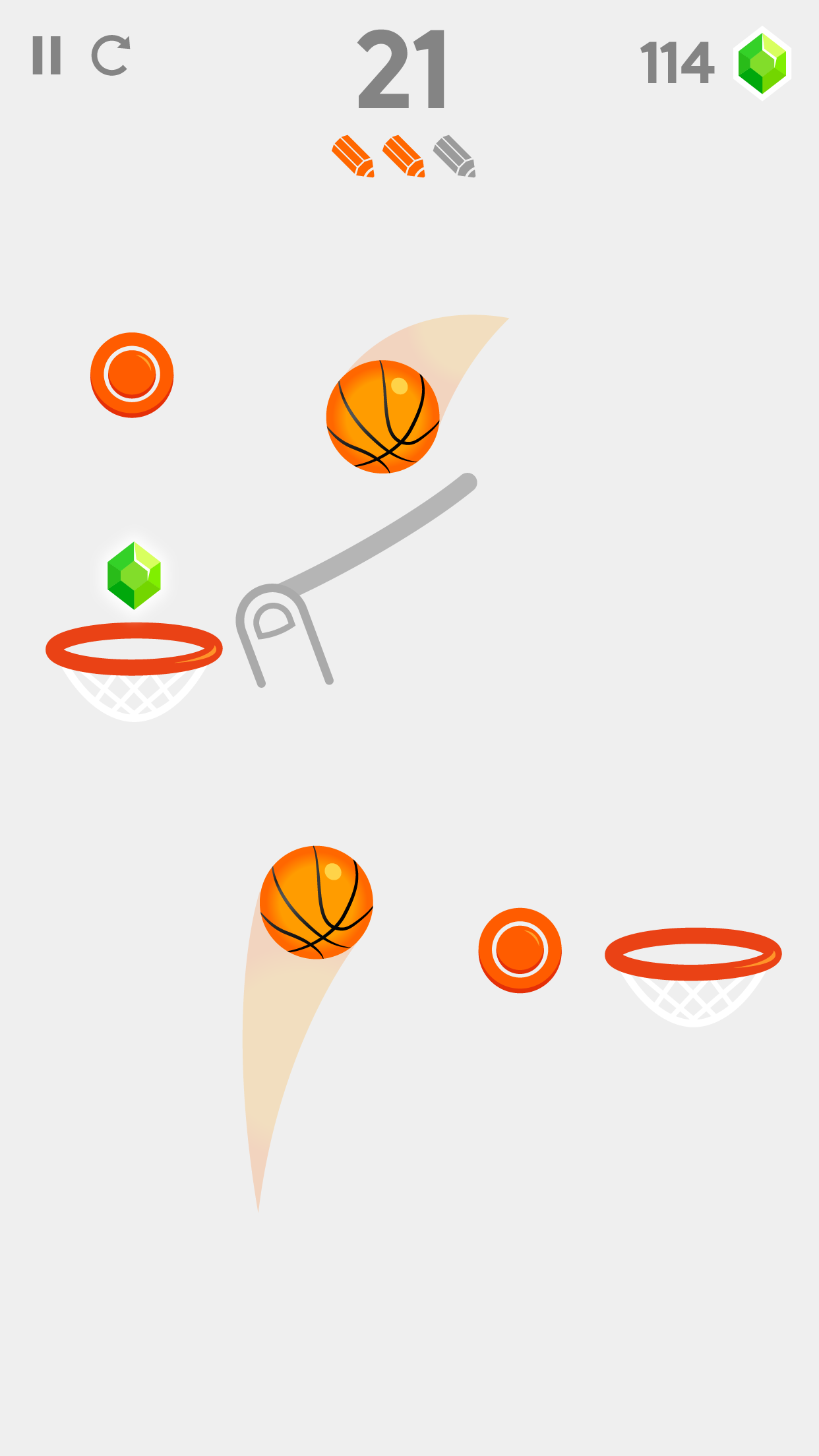 اسکرین شات 3 بازی Dunk Line