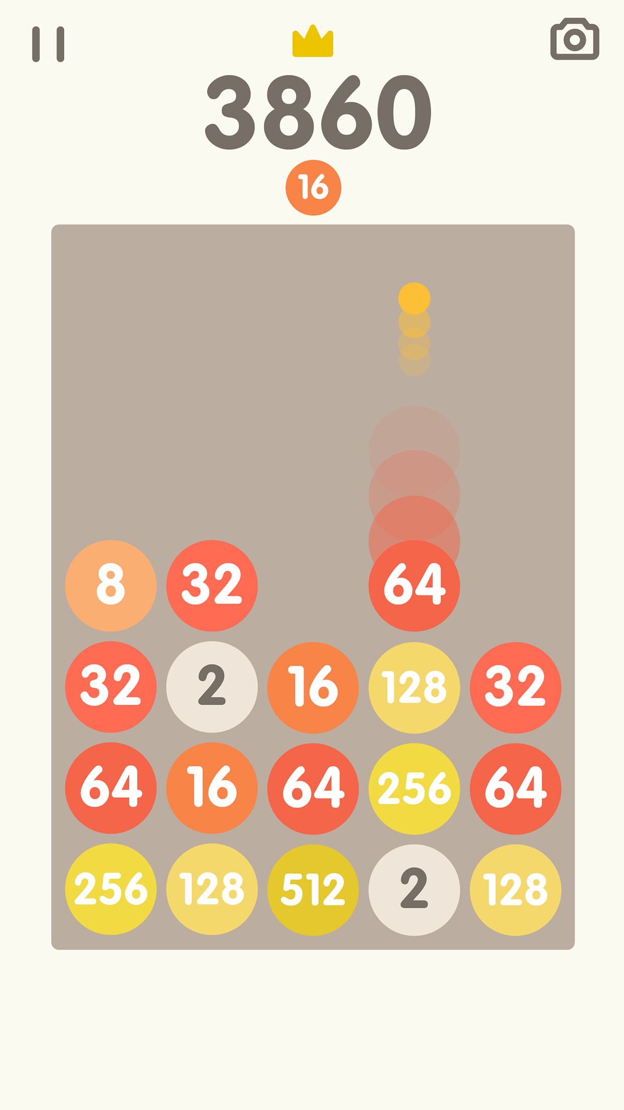 اسکرین شات 3 بازی 2048 Bricks