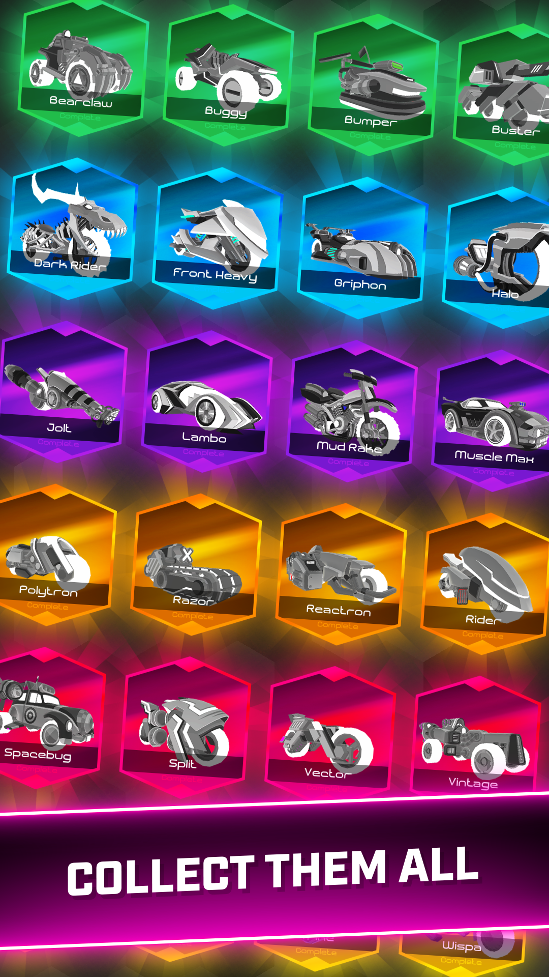 اسکرین شات 3 بازی Rider Worlds - Neon Bike Races