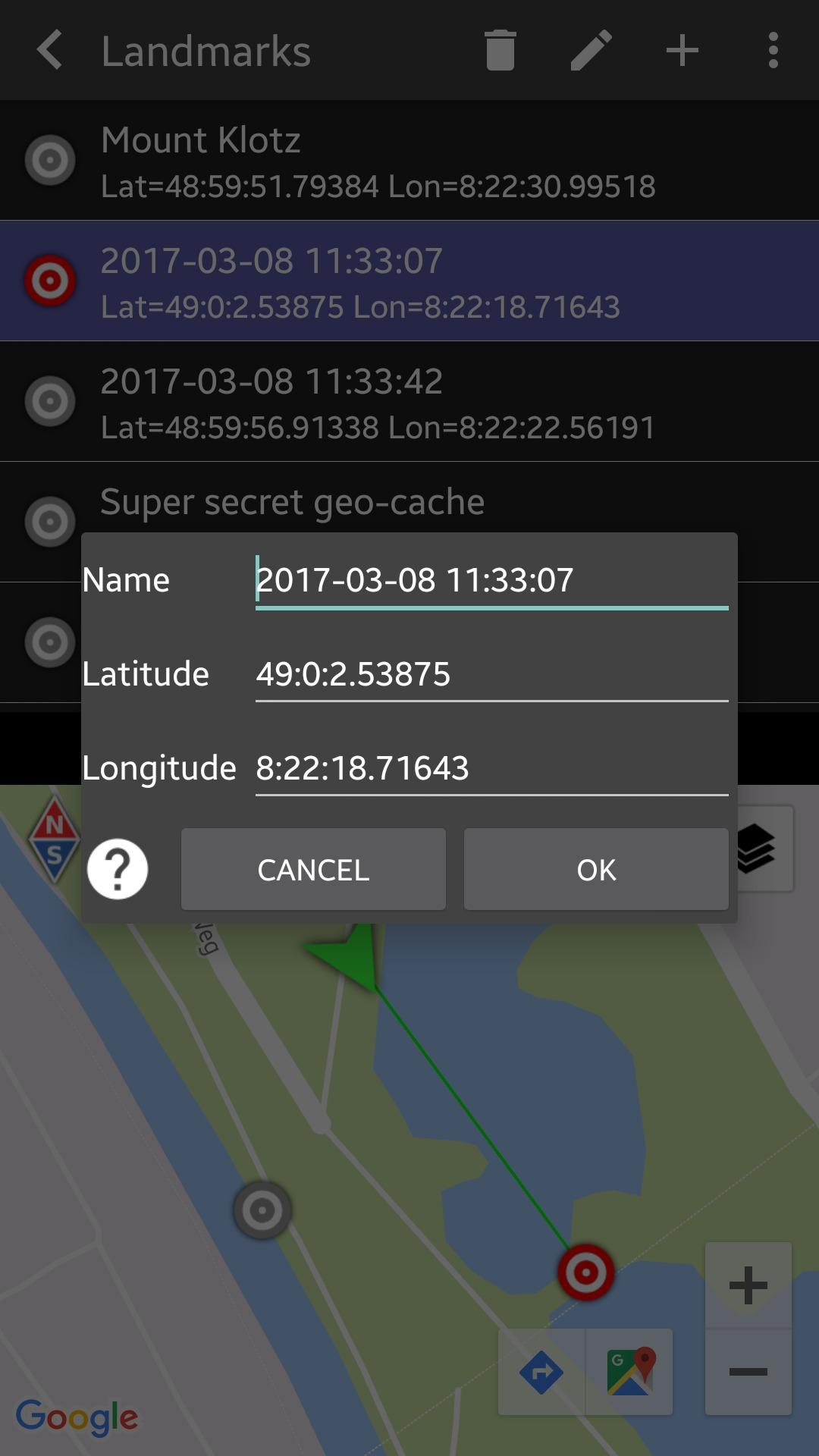 اسکرین شات 2 برنامه AR GPS Compass Map 3D